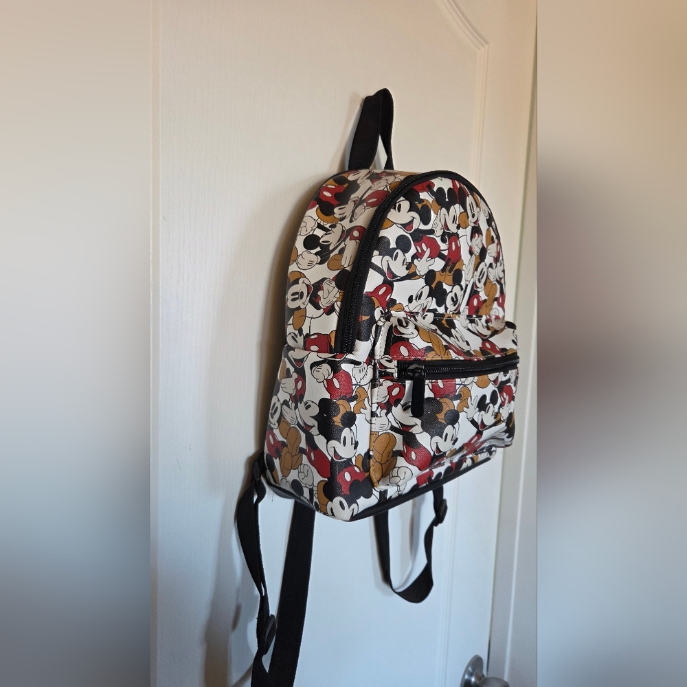 Mickey Mouse Patterned Backpack - image 2